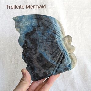 トロレアイト マーメイド 人魚 妖精 プレート 置物