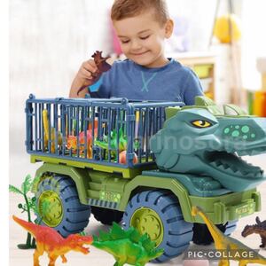  dinosaur toy truck set .. car Dinosaur toy tilanosaurus man present 