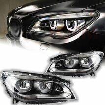 LED ヘッドライト ヘッドランプ 7シリーズ F01 F02 前期 09-12 BMW AKD_画像1