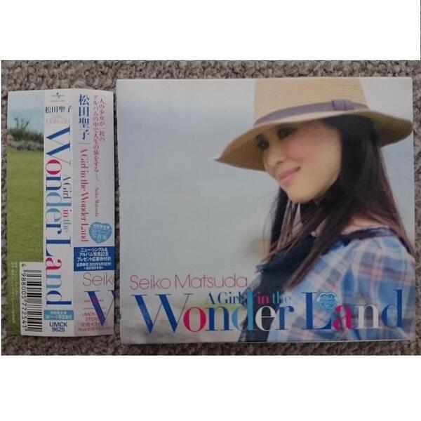 KF 松田聖子 A Girl in the Wonder Land 初回盤 帯付き