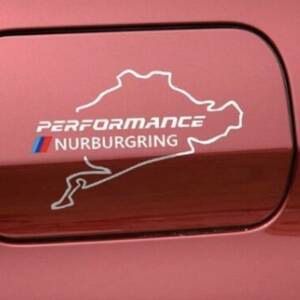 ステッカー 車 給油口 窓ガラス PERFORMANCE パフォーマンス ロゴ NURBURGERING 15cm BMW E36 E39 E46 E60 E61 E64 E70 ☆新品送料無料☆