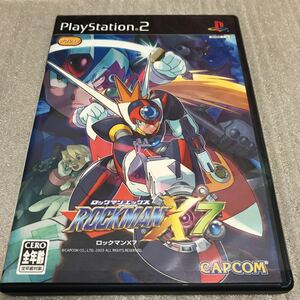 ★新品同様 ロックマンX7 PS2 未使用品