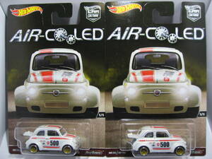 ［送料無料］２台まとめて Hot Wheels ホットウィール 60's FIAT 500D MODIFICADO フィアット 500