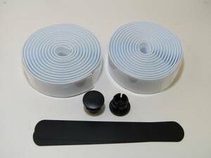 (180) bar tape plain white soft type white load 