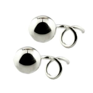  earrings men's platinum catch. not earrings circle sphere earrings 5mm platinum earrings simple catch na car - spiral earrings 