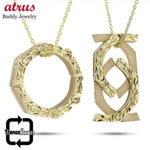  Gold necklace top men's diamond ring yellow gold k10 pink gold k10 pendant 