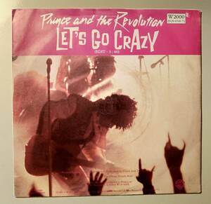 貴重7インチ!POLECATS元ネタ!Prince and the Revolution/LET'S GO CRAZY プリンス　ROCKABILLY ニューウェーブ　ロカビリー