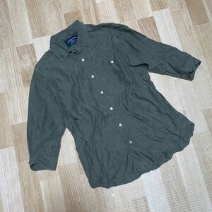 UNITED ARROWS ユナイテッドアローズ 7分丈シャツ M 麻 GREEN LABEL RELAXING