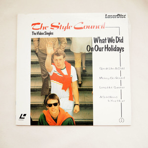 ◆ スタイル・カウンシル Style Council / What We Did On Our Holidays 20cmレーザーディスク Paul Weller 送料無料 ◆