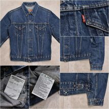 90s Eur Levi's 70590 ユーロリーバイス デニム トラッカージャケット Gジャン ヴィンテージ デニムジャケット_画像10