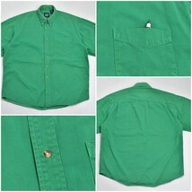 80～90s GAP オールドギャップ グッドフェード BD ツイル シャツ 長袖 ヴィンテージ デカロゴ ビンテージ ビッグサ_画像9