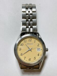 126 SEIKO セイコー 7N42-9100 デイト 腕時計 未チェックジャンク