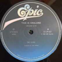 The Clash / This Is England / 国内盤 / 12EP / CBS Sony / 123P-667 / UK Punk / ジョーストラマー / 大貫憲章 / 1985 / レア_画像3