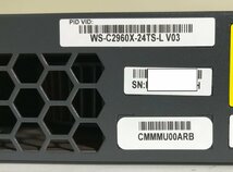 【埼玉発】【CISCO】Catalyst 2960-Xシリーズスイッチ　 WS-C2960X-24TS-L v03　★起動確認、初期化済★　(9-3707)_画像7