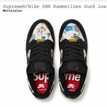 26.0cm Supreme × Nike SB Dunk Low Rammellzee シュプリーム × ナイキ SB ダンク ロー ラメルジー 新品未使用 国内正規品_画像2