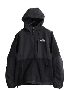 ■ ノースフェイス フード付き デナリ ジャケット ( レディース S ) The North Face アウトドア フリース ブルゾン パーカー ジャンパー 黒