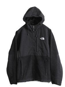 ノースフェイス フード付き デナリ ジャケット レディース M / 古着 The North Face アウトドア フリース ブルゾン パーカー ジャンパー 黒