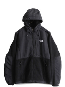 ノースフェイス フード付き デナリ ジャケット レディース M / 古着 The North Face アウトドア フリース ブルゾン パーカー ジャンパー 黒