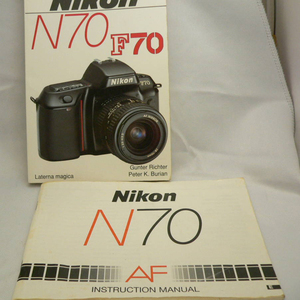 English Nikon N70(日本名F70) Manual+guide book 管理D79