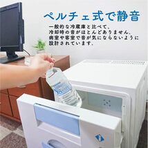 冷蔵庫21L 小型引出式 1ドア冷蔵庫 サイレント クーラーボックス 寝室 仕事部屋 保冷　ジュージー工業 AR-22FJ _画像8