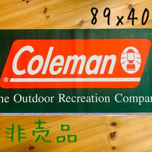希少☆ 非売品 Coleman コールマン 販促用 バナー　ペナント　フラッグ