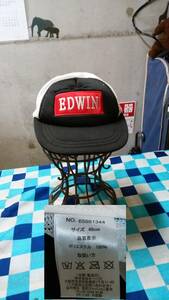 EDWIN mesh cap (kids) 48. white black Edwin 