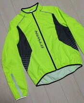 B-TWIN XL　蛍光　イエロー グリーン　黄 緑　自転車　ウインドブレーカー　レインウエア　カッパ_画像6