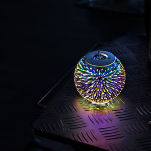 3DグラスカバーLEDランタンカバー1個 花火柄ランタン キャンプ アウトドア 幻想的なライト 照明 おすすめ シェード ライト ランプ オシャレ