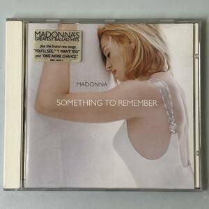 ★★　激レア　★★ MADONNA SOMETHING TO REMEMBER　★★ マドンナ　CDアルバム　★★ 　　　HD-327