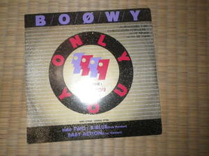 BOOWY"ONLY YOU/B-BLUE,BABY ACTION"