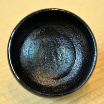 紫野焼 黒茶碗 （ 黒楽 大徳寺 ）_画像5