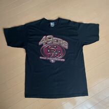 00s SANFRANCISCO 49ERS NFL プリントTシャツ tee 古着 XL ストリート_画像1