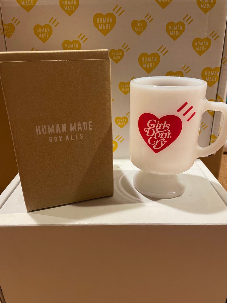 新品未使用】HUMAN MADE MILK GLASS PEDESTAL MUG GDC ヒューマン