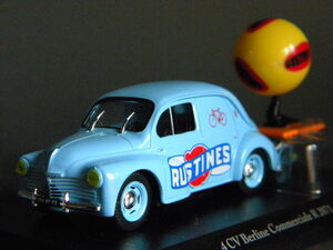 絶版限定 ★★1/43 RUSTINES フランス老舗自転車 !! ルノー4CV Berline コマーシャルカー1951 旧車 ダイキャスト★★未使用デッドストック2