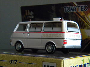  that time thing **1/80 precise NISSAN CARAVAN Nissan Caravan Shibuya district fire fighting department!! TOMY old car Tommy [ outside fixed form /LP possible ]** unused dead stock breaking the seal 2