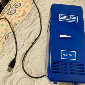 屋内家電　ピーナッツ・クラブ USB卓上保冷庫 COOL BOX (ブルー) 