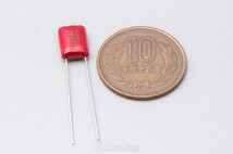 東信工業　UPZ　0.022μF（223F）100V　1%　ポリプロピレン・フィルムコンデンサ　新品4個セットB_画像3