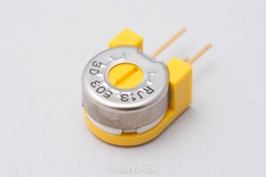 Nidec( old ko Pal ) RJ-13S 50kΩ 1 rotation type trimmer potentiometer ( side adjustment ) new goods 1 piece B