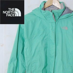 ノースフェイスTHE NORTH FACE■マウンテンパーカー ナイロン ジップジャケット 裏メッシュ■GIRL'S L■ライトグリーン ※NK3825163