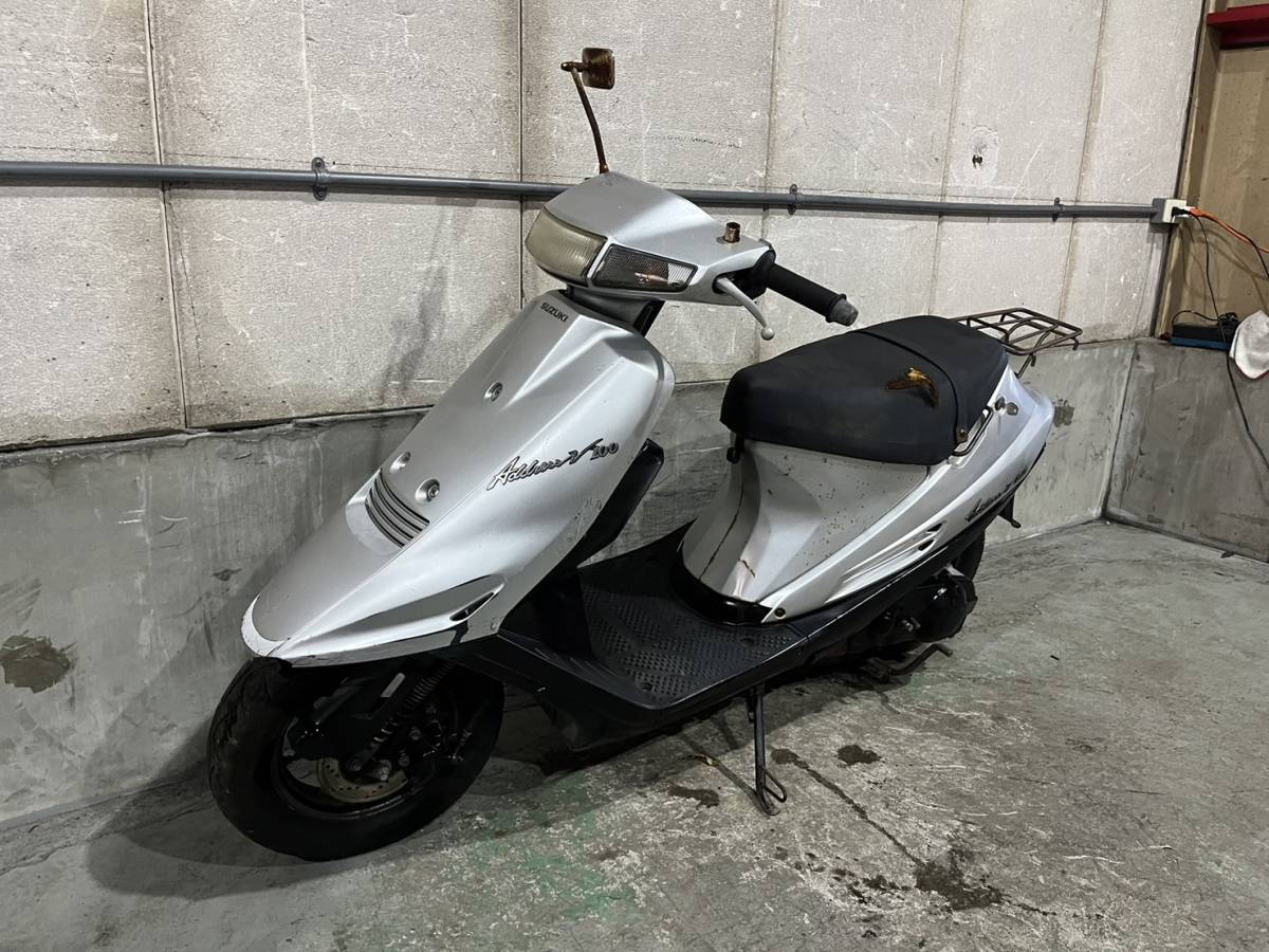 Yahoo!オークション -「アドレス v100」(スズキ) (オートバイ車体)の