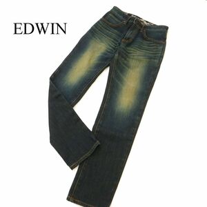 EDWIN エドウィン E507WF 秋冬 ＷILD FIRE★ 加工 裏起毛 防風 防寒 デニム パンツ ジーンズ Sz.27　メンズ　日本製　C3B03288_8#Q