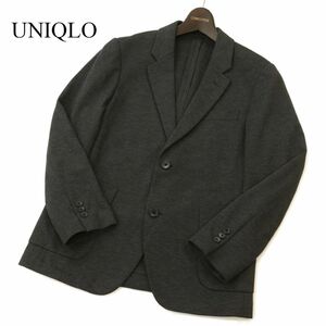 20ss★ UNIQLO ユニクロ 通年 コンフォート ジャージー★ 2B テーラード ジャケット Sz.XS　メンズ グレー　C3T07479_8#O