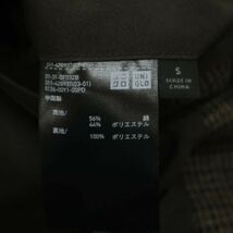 20AW★ UNIQLO ユニクロ 秋冬 ガンクラブ チェック★ コンフォート ジャージー 2B テーラード ジャケット Sz.S　メンズ　C3T08090_9#N_画像7