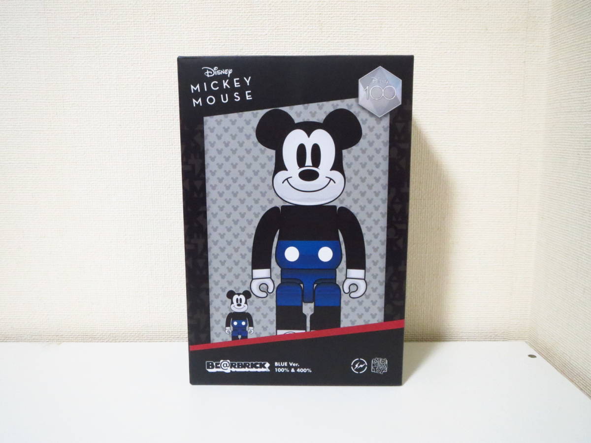 ヤフオク! -「BE@RBRICK fragmentdesign MICKEY MOUSE BLUE Ver.100