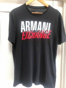 ARMANI EXCHANGE アルマーニ・エクスチェンジ　Tシャツ　Lサイズ　黒