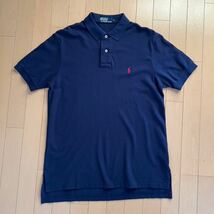 新品 POLO RALPH LAUREN ラルフローレン ポロシャツ NAVY Lサイズ RRL_画像3