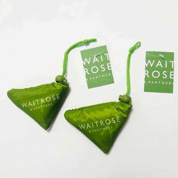 【2つセット】waitrose エコバッグ ウェイトローズ eco bag