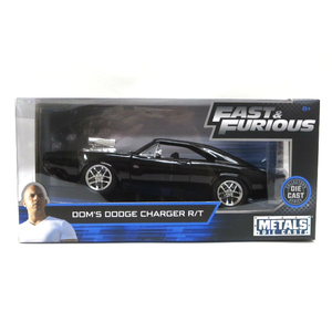 JADATOYS 1:24ワイルドスピードダイキャストカー DOM'S 1970 DODGE CHARANGER R/T(GLOSS BLACK)