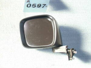 A0597: Wagon R stain gray T/MH23S* left door mirror secondhand goods 