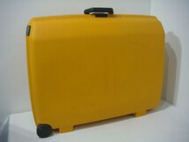 OS/I12L-DA6 Samsonite サムソナイト スーツケース イエロー 現状品 75cm×23cm×58cm_画像1